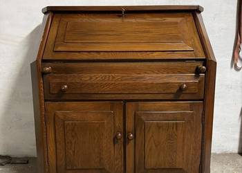 Sekretarzyk vintage (dębowy,masywny) OPIS!!
