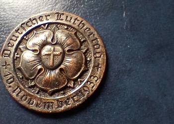 Stare monety Medal  Niemcy Dzień Lutra 1933 / 91
