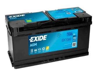Akumulator 106Ah 950A EXIDE AGM START&STOP EK1060