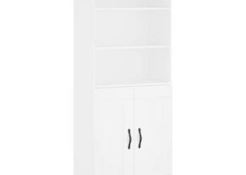 Witrynka biała 695x34x180 cm materiał drewnopochodny WM-3189949