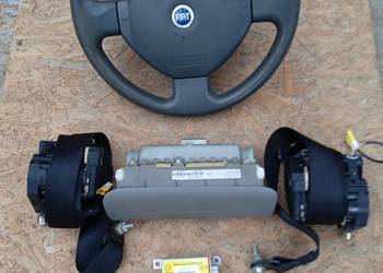 Fiat panda II/2003r/ komplet kierownica poduszka airbag pasy bezpieczeństwa