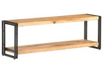 Szafka pod TV, 120x30x40 cm, lite drewno akacjowe（320680）
