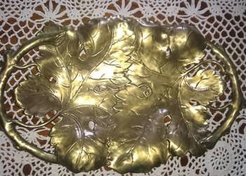 Stara Mosiężna Patera Oczyszczona i Zakonserwowana 36 X 24,5 Stara Mosiężna Patera Oczyszczona i Zakonserwowana 36 X 24,5