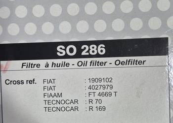 SO286 HIFI Filtr Oleju