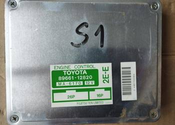 TOYOTA COROLLA E9 1.3 STEROWNIK KOMPUTER SILNIKA 89661-12820