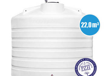 ZBIORNIK NAZIEMNY NA WODĘ PITNĄ 22000L z ATESTEM