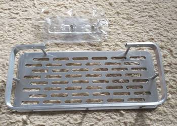 Półeczka aluminiowa, klejona na zaczepach