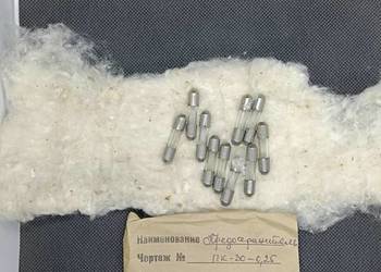 PK-30-0,25 Bezpiecznik szklany rurkowy ПК-30-0,25 30mm 0,25A