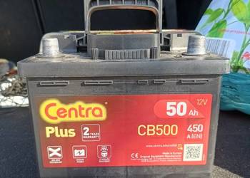 Akumulator centra plus CB500 na gwarancji 50Ah 450a