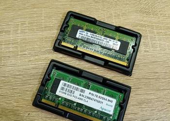 Pamięć RAM DDR2 2x512MB, laptop