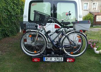 Bgażnik Rowerowy na Hak UEBLER -  na dwa rowery 50kg Elektryk