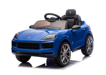 Porsche Cayenne Niebieskie Auto na Akumulator 12V 2x45W EVA Pilot 2.4GHz LE