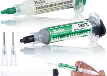 Zestaw Lutowniczy Flux 338 | Cyna 138°C, 2x Tłoczek, 2x Igła