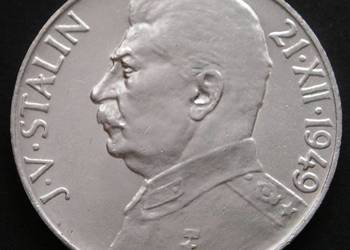 Czechosłowacja 100 koron 1949 - Józef Stalin - srebro