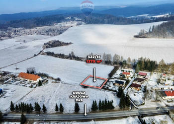 Działka budowlana z mediami, blisko DK8