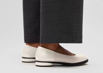 Ecco klasyczne półbuty baleriny skórzane damskie botki buty 41, wkł 26cm