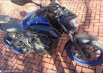 Yamaha mt07  A2 akrapovic  2019r