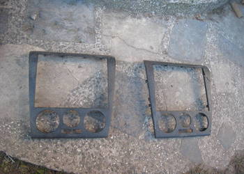 Ramka konsoli centralnej kokpitu Skoda Octavia I lift panelu nawiewów radia