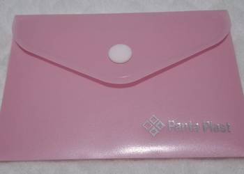 Koperta, teczka na zatrzask, Panta Plast, różowa, 12x8,5cm (Kreatywne)