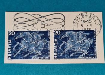 Znaczek Helvetia 20 Planetarium 1969r Starocia