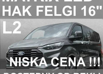 Ford Transit Custom L2 Trend 136KM Matrix Led Hak Felgi 16" Ciemne szyby 1…