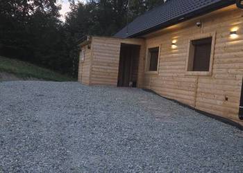 Duży Gotowy Drewniany Dom. Góry Las Rzeka . Nowy-Sącz - Limanowa Okazja