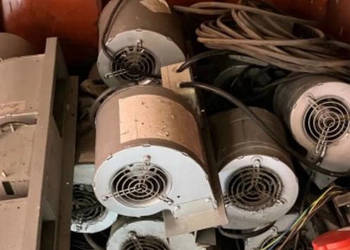 Wentylator promieniowy EBMPAPST D2E097 77-85W do pieca nadmuchowego