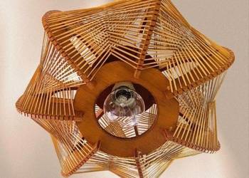 lampa wisząca w stylu vintage z lat 60. i 70. XX wieku,