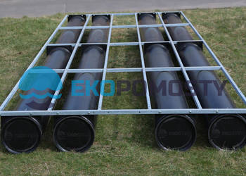 OD RĘKI! - Pomost pływający, platforma pływająca, ponton 6x2,4m