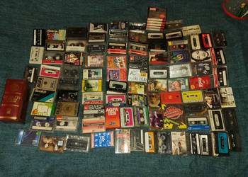 kasety magnetofonowe polskie i zagraniczne zestaw