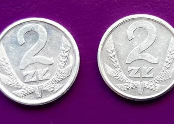 2 Monety - PRL 2 ZŁOTE 1989/1990 - Piękne ! - Oryginały !