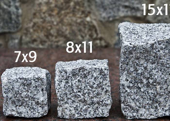 KOSTKA GRANITOWA 4/6, 7/9, 8/11, 15/17 - 1 Gatunek BIG BAG