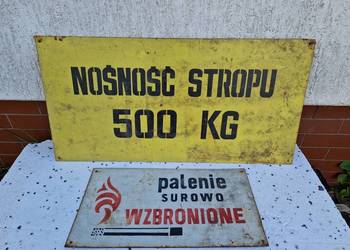Stare tablice informujące