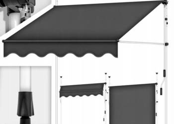 Tillvex markiza balkonowa 300 cm przeciwsłoneczna balkonowa