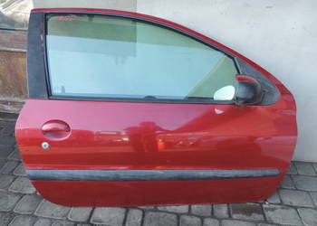 DRZWI PRAWY PRZÓD PRZEDNIE PEUGEOT 206 3D EKQD