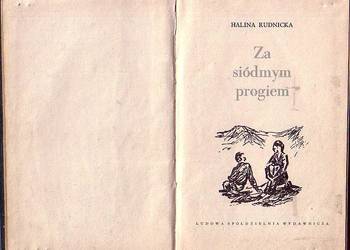 (9817) ZA SIÓDMYM PROGIEM – HALINA RUDNICKA