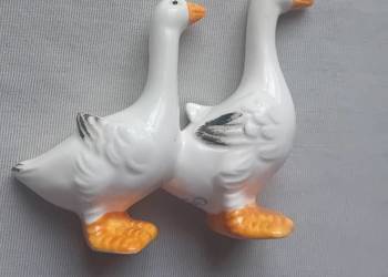 Porcelanowa figurka - dwie gęsi. Goebel.