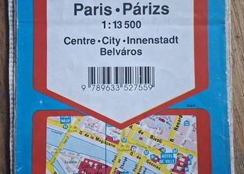 Paris 1:13 500 plan miasta