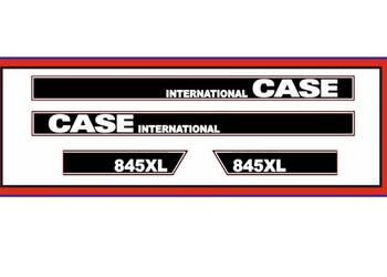 Naklejki traktor ciągnik CASE 845XL International Nalepki Naklejka komplet