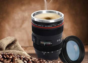 Kubek do Kawy z Obiektywem Aparatu Fotograficznego