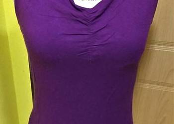 Fioletowa bluzka na ramiaczkach PION  r  L XL