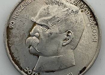 Srebrna moneta 50 000 zł 1988 Józef Piłsudski PRL – Srebro Ag 750