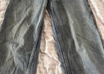 Ciemno niebieskie baggy jeansy