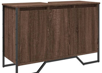 Szafka pod umywalkę brązowy dąb 91x35x60 cm WM-848663