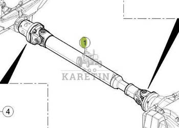 CLAAS Arion 610 660 Wałek Kardana Przegub Przeguby Wałek Łączący CZĘŚCI 00…