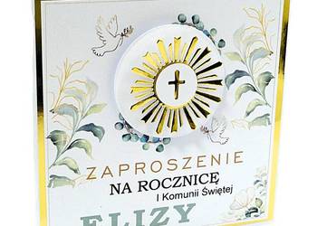 Zaproszenia ze zdjęciem z okazji II Komunii Św. ROCZNICA.  FB emilcia22 (Y)