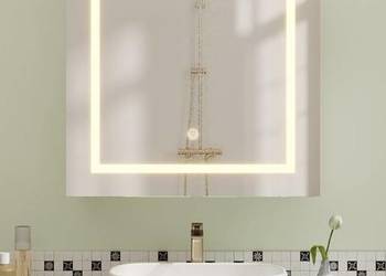 Szafka łazienkowa KIMENICH z lustrem LED – Twoje codzienne światło perfekcj