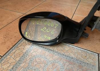 Lusterko lewe Peugeot 206 2 pin 017003