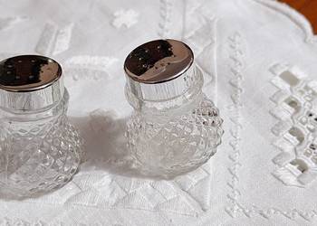 Szkło przyprawniki sól pieprz