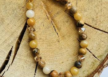 Bransoletka damska z kamieni naturalnych